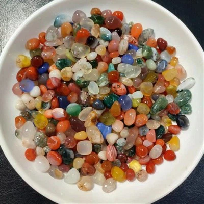 Pierre roulée en agate pour la décoration